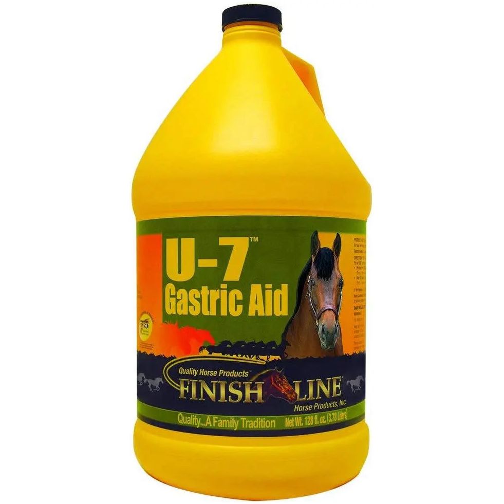 Finish Line U-7 Gastric Aid Liquid for Horses 1 Gallon