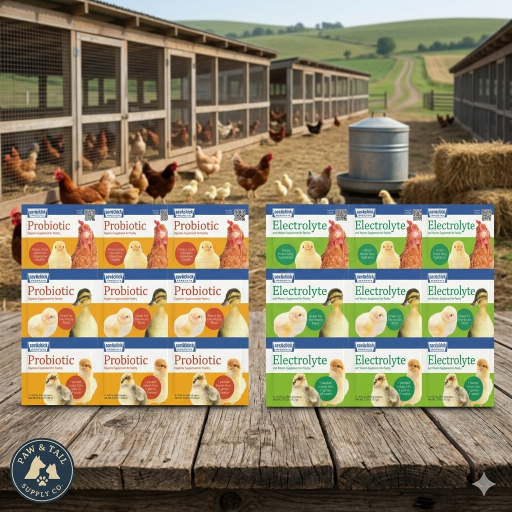 Chicken Sav-a-chick 18pk Bundle Electrolyte Vitamin & Probiotic Poultry Health Packets