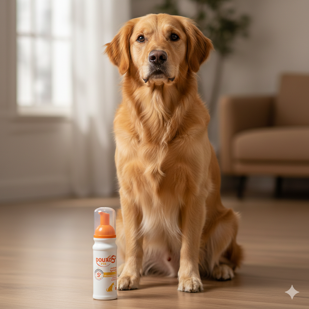 Douxo S3 PYO Mousse Dogs & Cats No-Rinse Skin Coat Care 5.1 oz