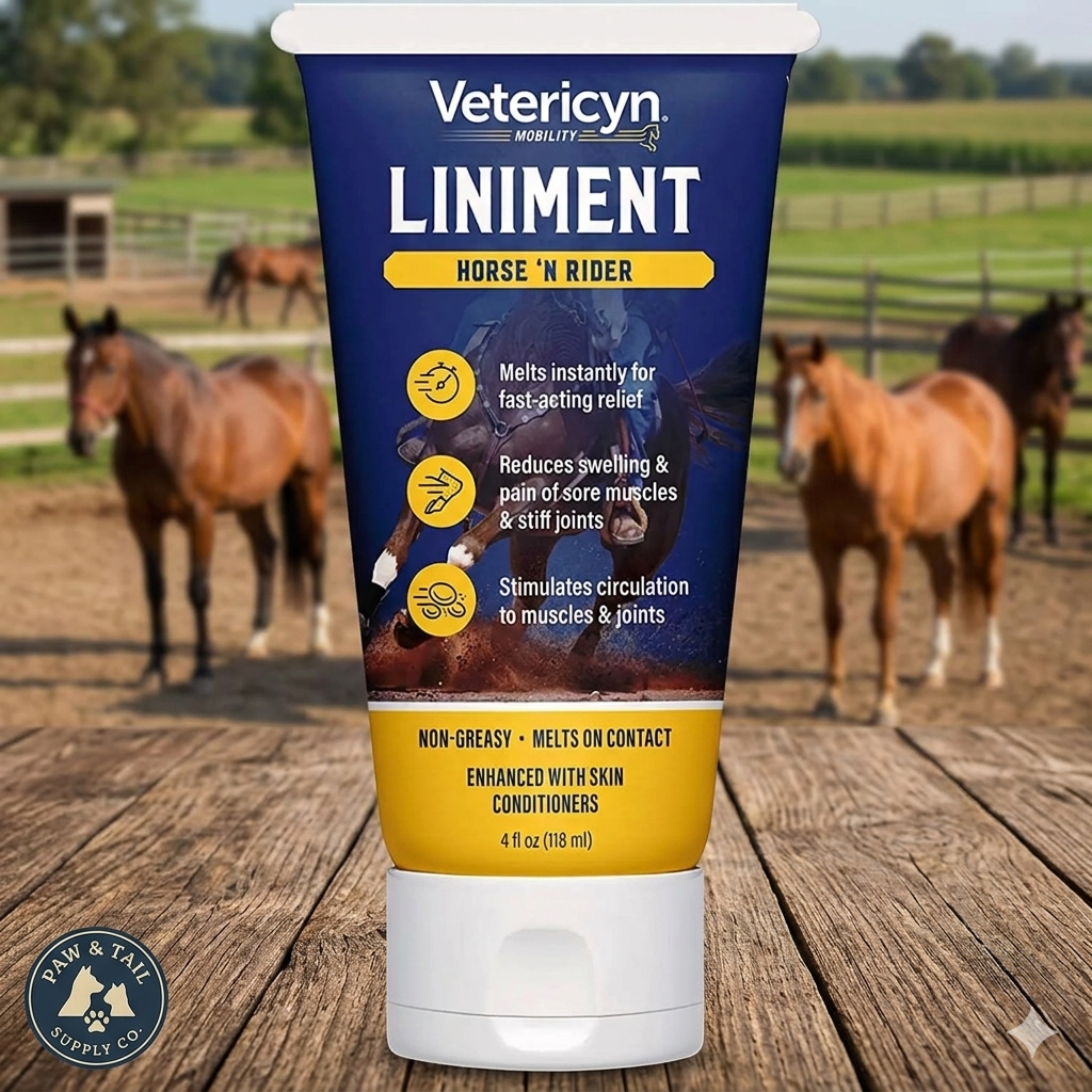 Cat Vetericyn Equine Liniment 4 Oz. Horse Muscle Joint Care Support
