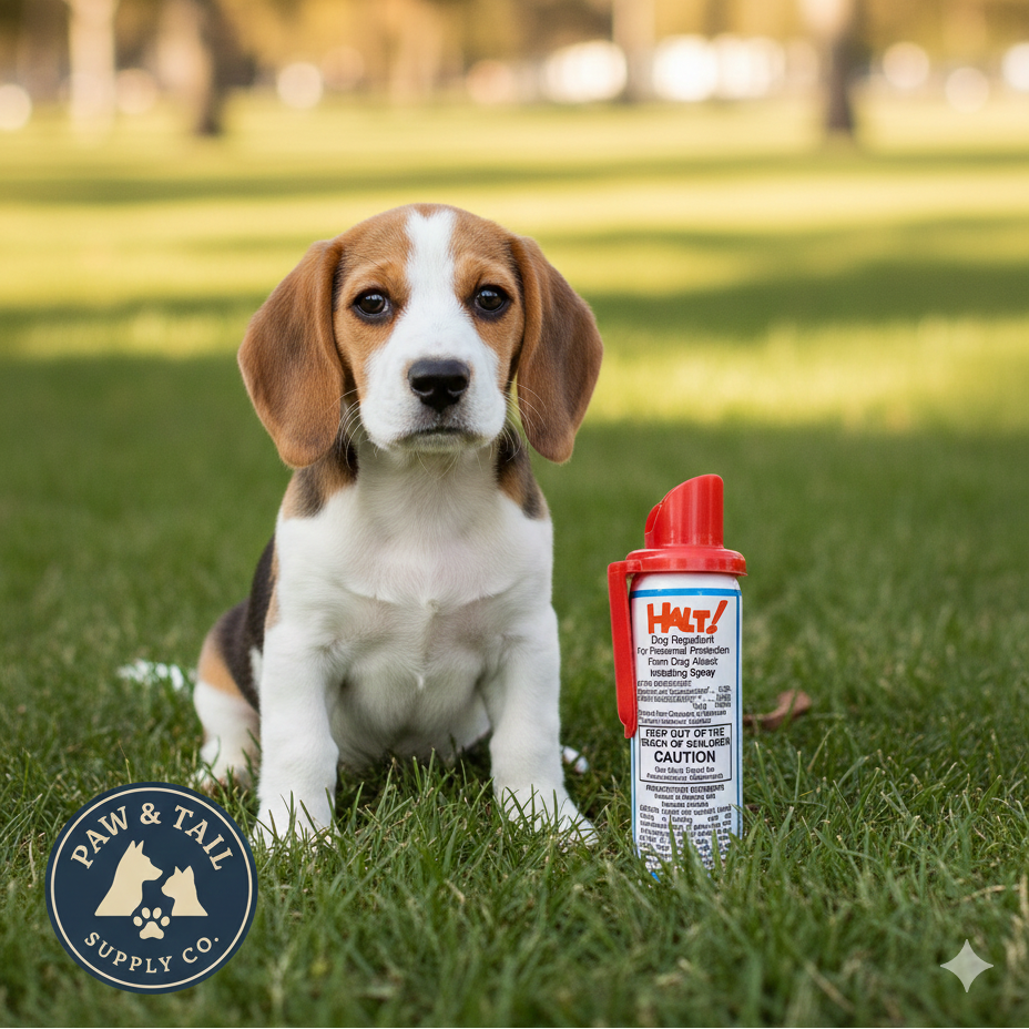 Halt Dog Repellent Spray 1.5 oz Effective Safe Capsaicin Defense for Dogs 6-Pack