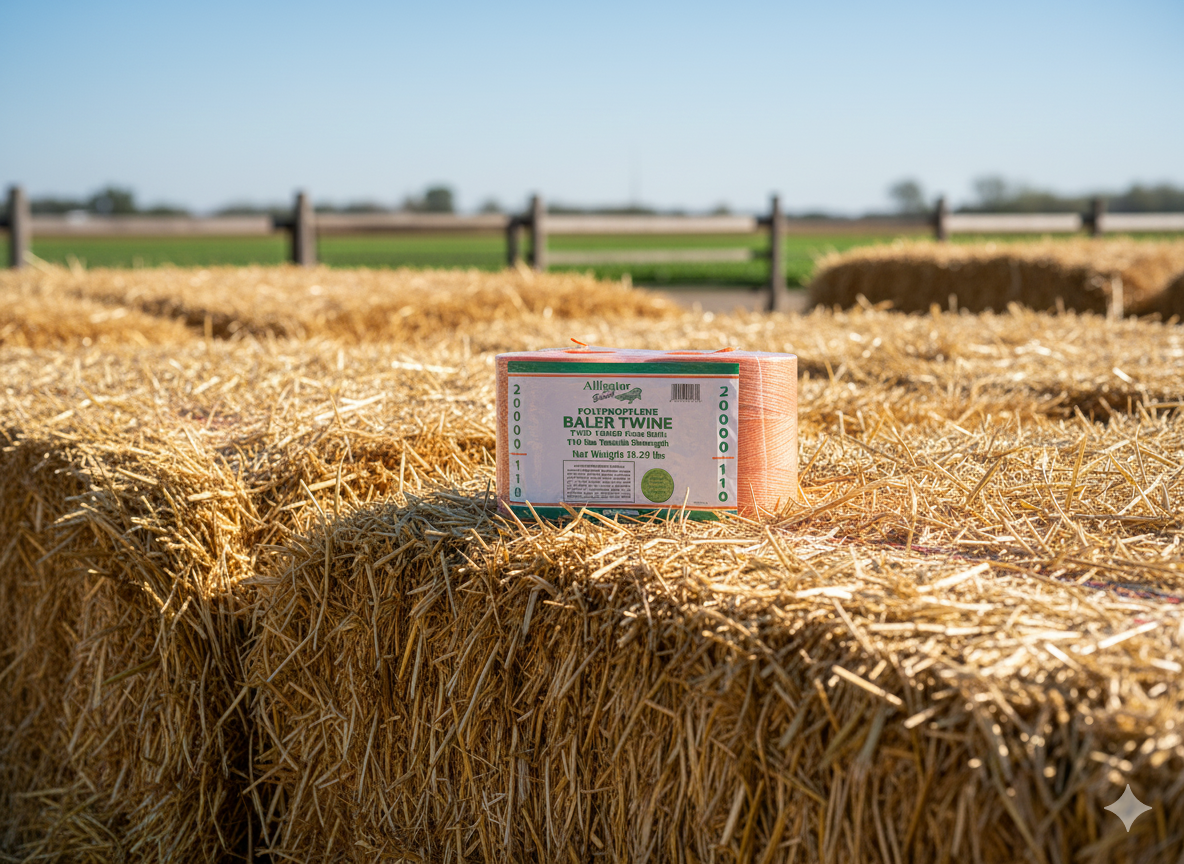 Alligator Brand 20,000 FT Orange Poly Baler Twine Perfect Outdoors Farming