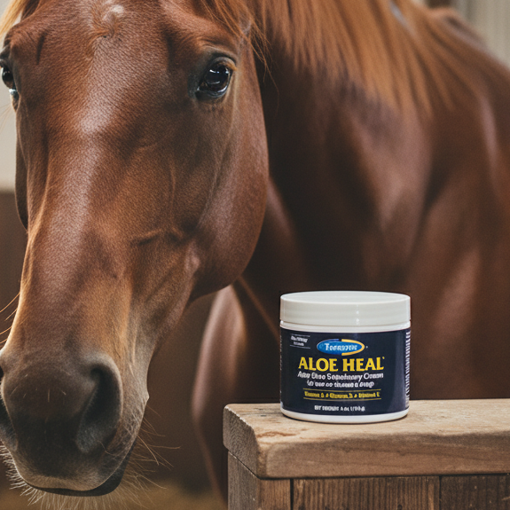 Farnam Aloe Heal Veterinary Cream Horses Dogs 4 oz.