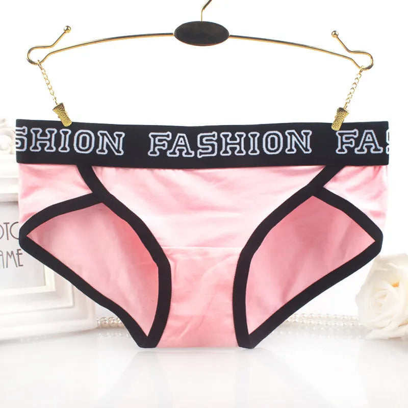 Sports Fitness Cotton Boxer Pants Elasticity Belt Women's Underpants Breathable Antibacterial Knickers Loose Hip-Wrapped Briefs