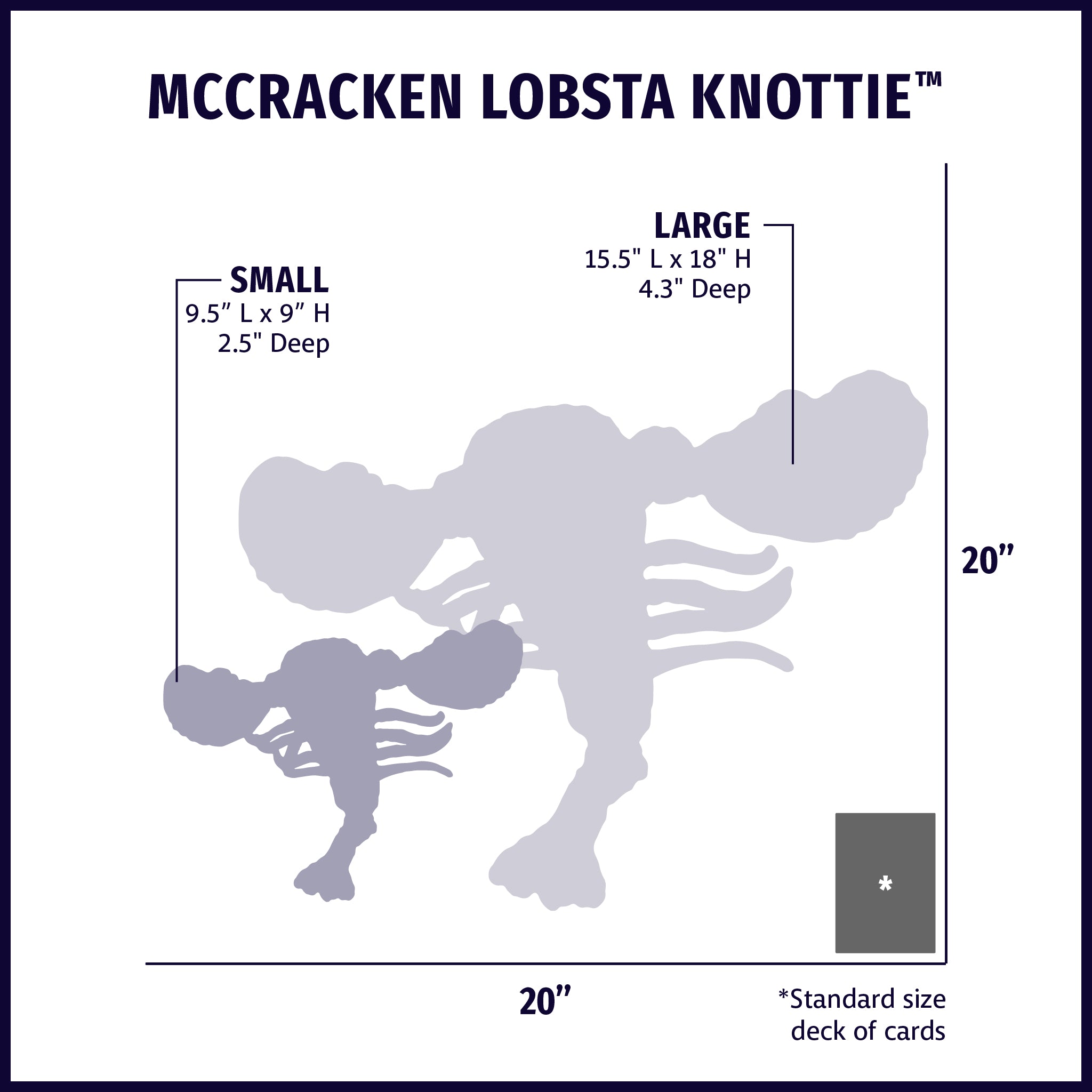 McCraken Lobsta™ Knottie® Plush Dog Toy