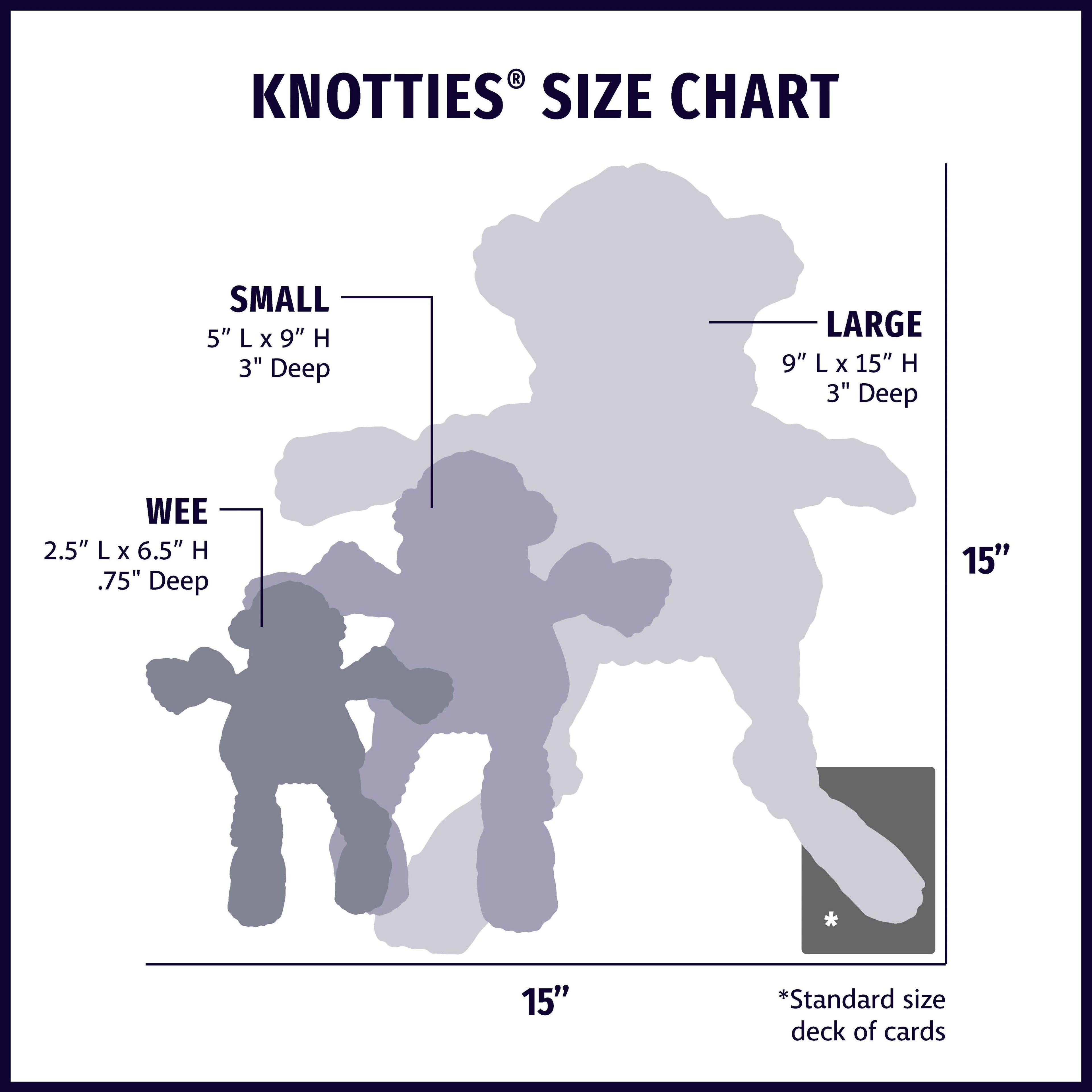 Nibblet Anteater Knottie® Plush Dog Toy, Large