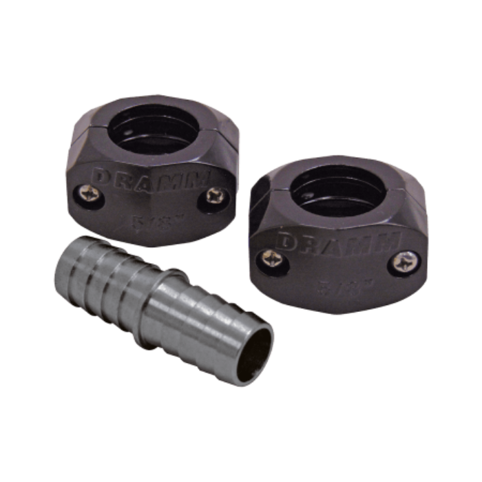 Dramm Splice and Ferrule - 5/8 Inch Hose