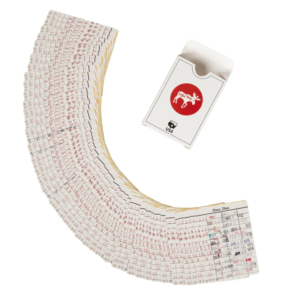 Library Book Card Deck, Literary Deck of Playing Cards, Poker Cards for Readers, Book Club Gift Ideas