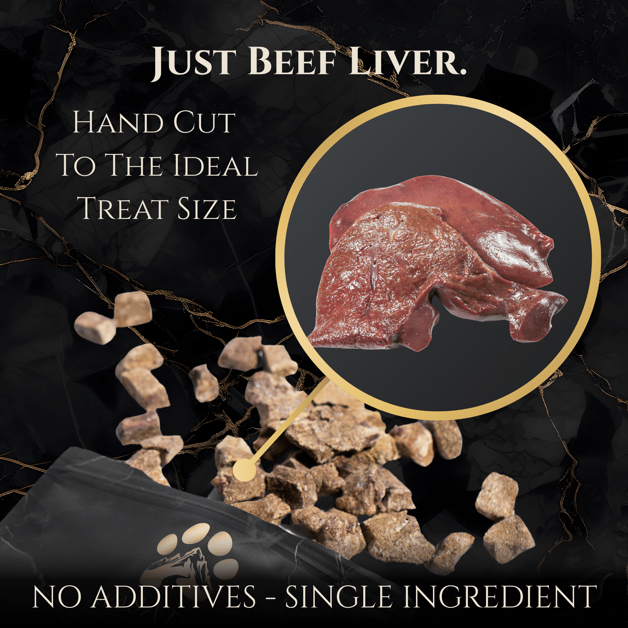 Freeze-Dried Beef Liver Dog Treat