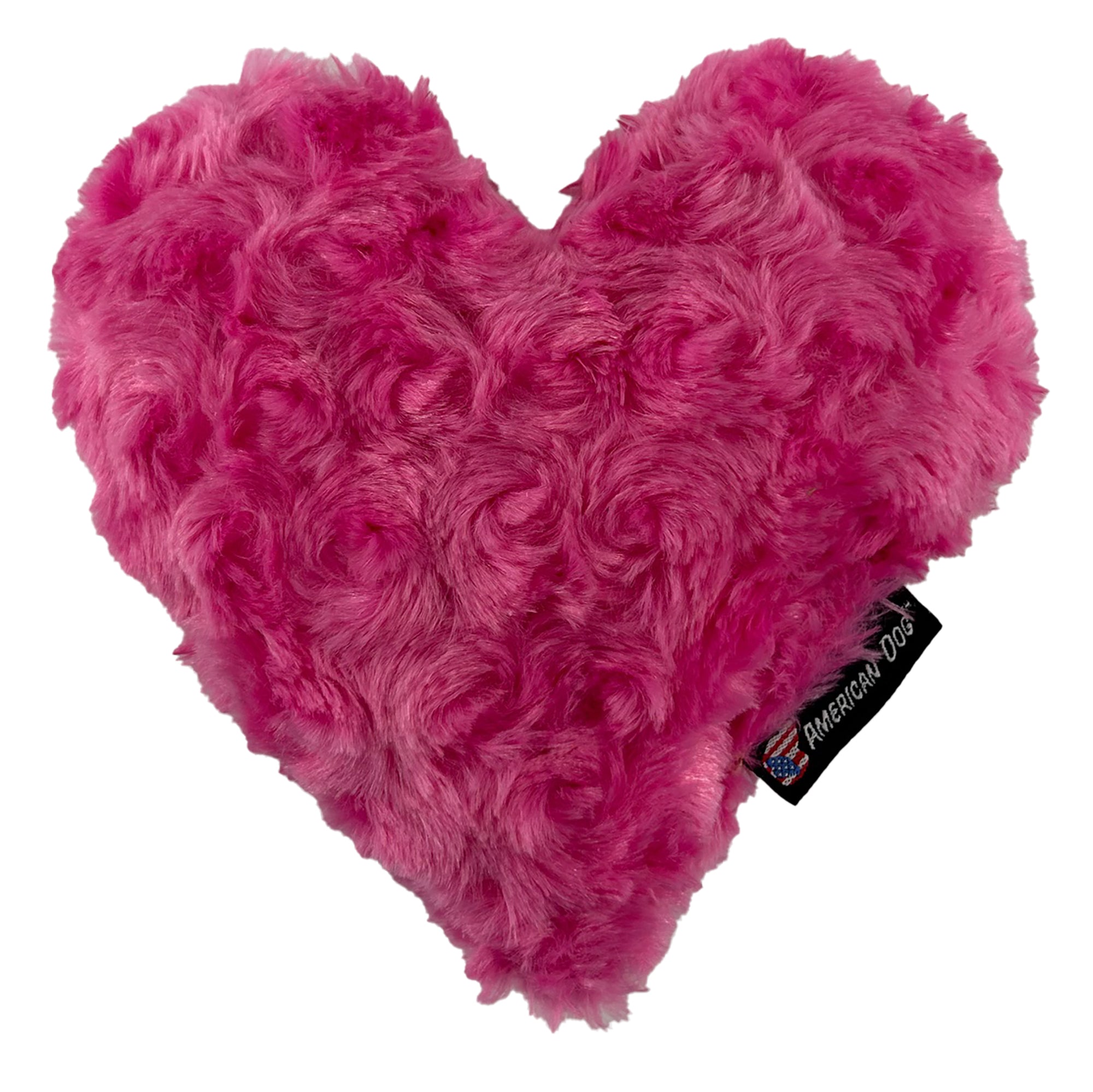 LUCKY DOG $9 Pink Heart Plushie