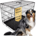 Classic Double-Door Wire Dog Kennel