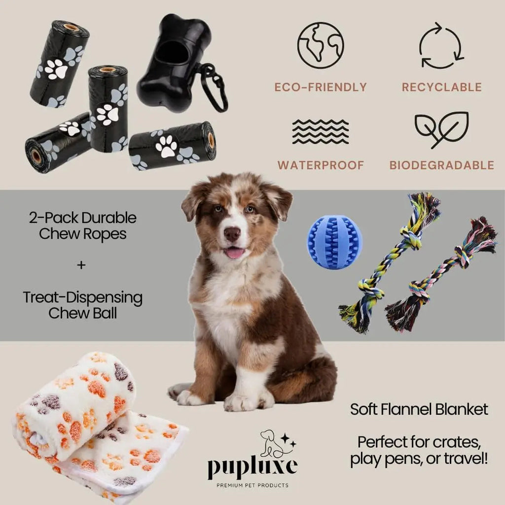 22-Piece Puppy Starter Kit – Training & Care Essentials