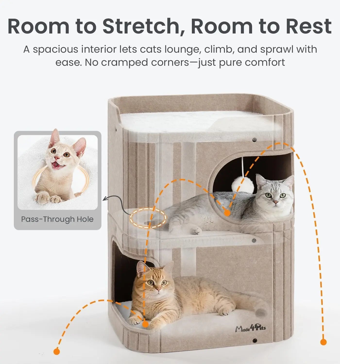 Indoor Cat House – Cozy Retreat for Cats