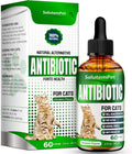 Natural Immune Support Drops for Cats, Chicken Flavor Liquid Supplement 2oz