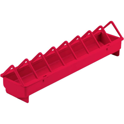 Little Giant Plastic Poultry Trough Feeder Heavy Duty Wide Spacing 20-Inch