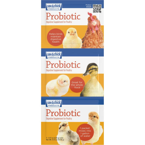 Chicken Sav-a-chick 18pk Bundle Electrolyte Vitamin & Probiotic Poultry Health Packets