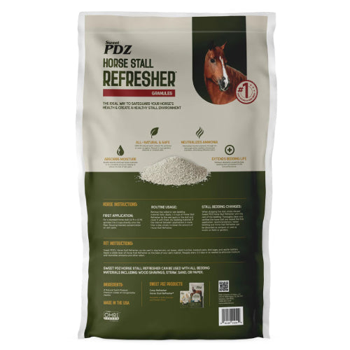 Sweet PDZ Horse Stall Refresher Granules Odor Eliminator 40lbs.