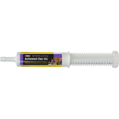 Durvet Multi Species Activated Clay Gel for Dogs Horses & Livestock 80 mL