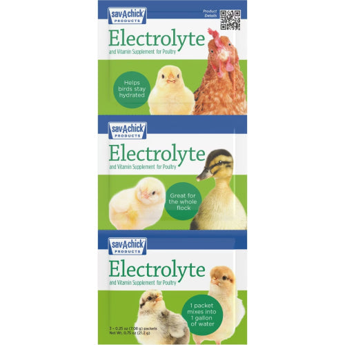 Chicken Sav-a-chick 18pk Bundle Electrolyte Vitamin & Probiotic Poultry Health Packets