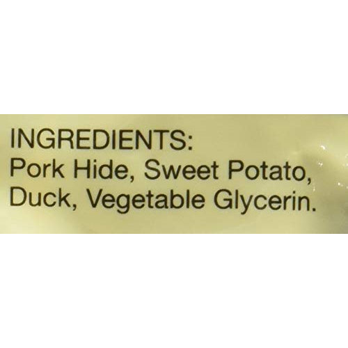 Cadet Triple Chew Duck & Sweet Potato Stuffed Pork Hide Rolls Dog Treats 6 Pack