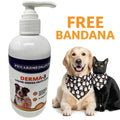 Piccardmeds4pets Derma-3 Omega-3 Liquid Supplement 8 oz Pump for Dogs & Cats + Free Bandana!