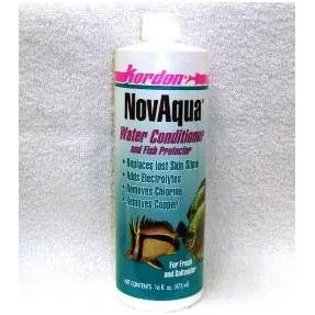 Novaqua Water Conditioner Aquariums & Ponds Fresh Saltwater 16oz.