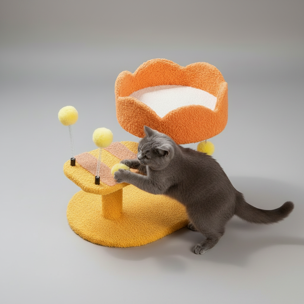Compact Cat Perch Station