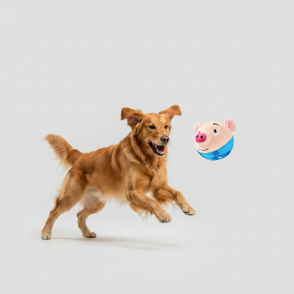 Interactive Jumping Pig Toy Ball