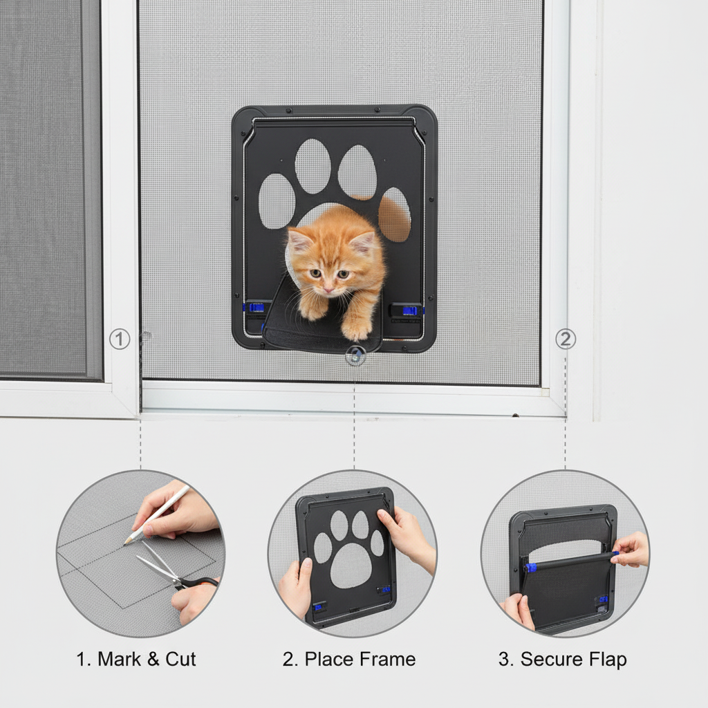 Pet Screen Door