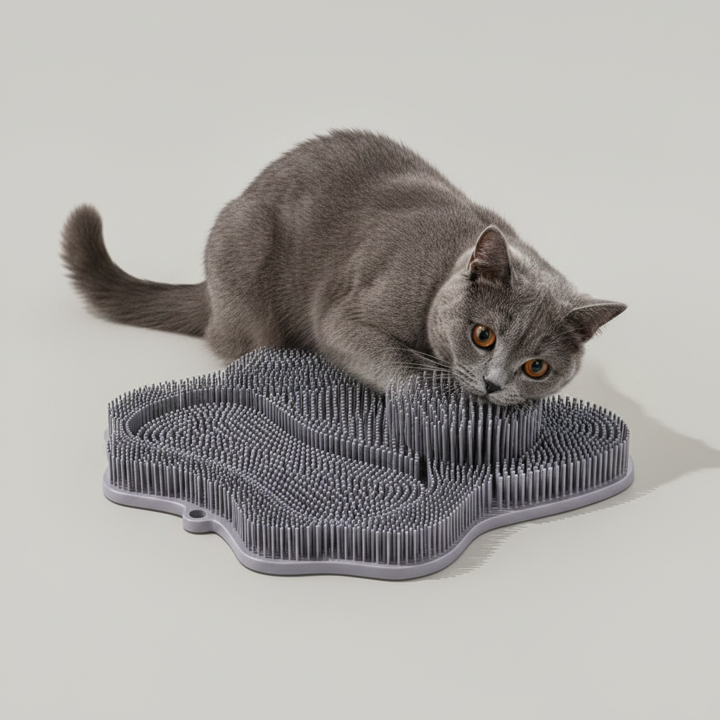 Self-Grooming & Scratching Pad for Cats