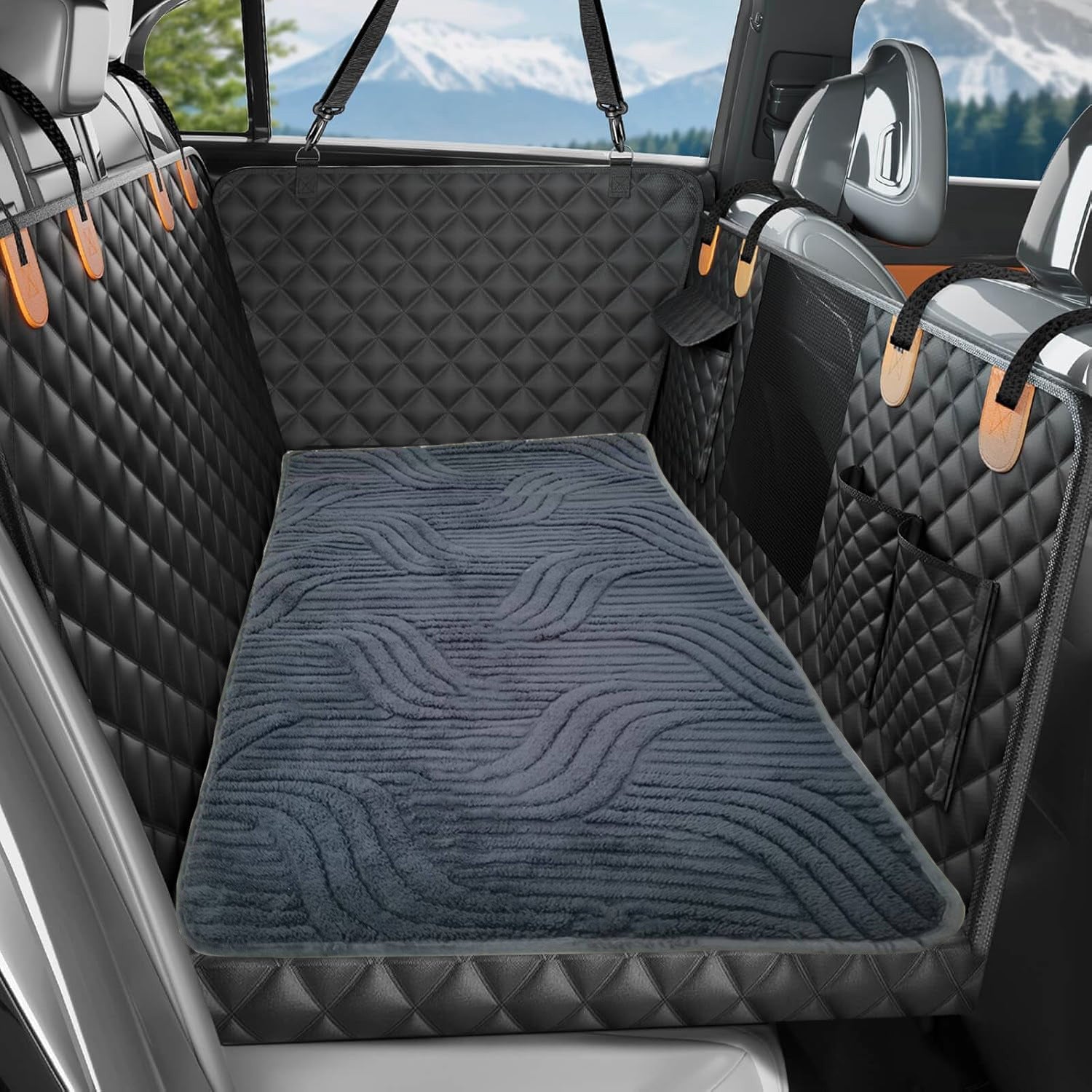 Premium Non-Slip Car Seat Cushion for Dogs & Cats - Thickened Comfort Mat