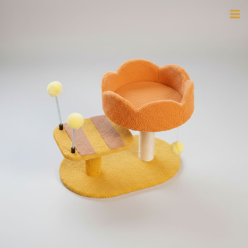 Compact Cat Perch Station