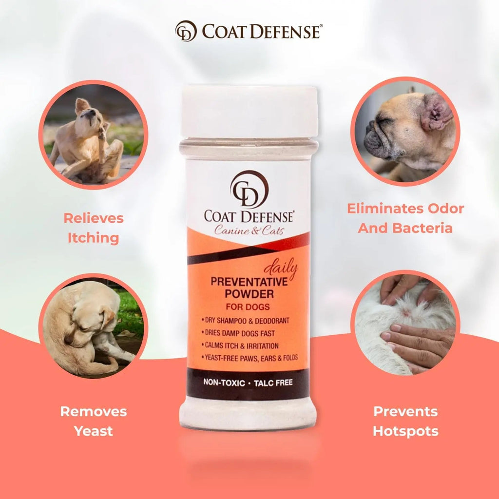 Paw Licker Bundle Dog Yeast Relief Powder & Sensitive Skin Shampoo