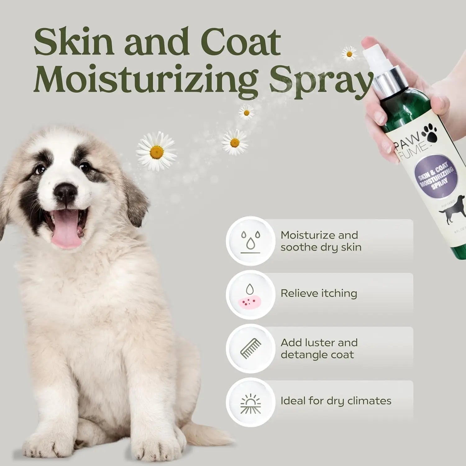Pawfume Dog Spa Gift Basket – 6-Piece Probiotic & Grooming Set