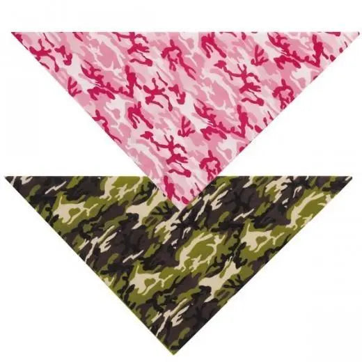 Aria Pet Bandana for Your All American Hound or Outdoor Dogs, Green Camo