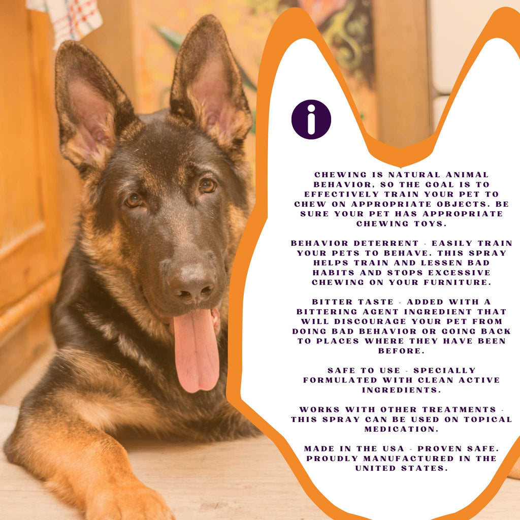 PiccardNaturePets Stop Now! No Chewing Pet Training Spray 8 oz.