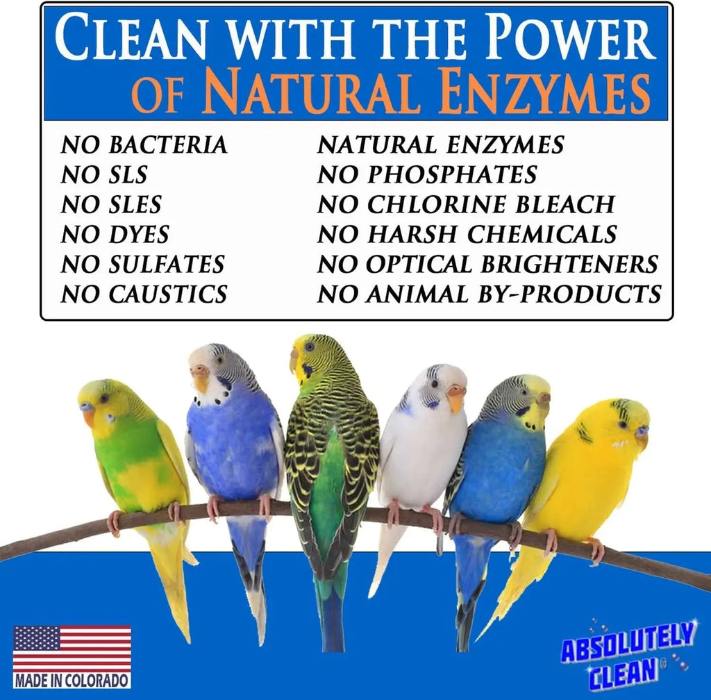 Bird Cage Cleaner & Deodorizer – 4X Concentrate