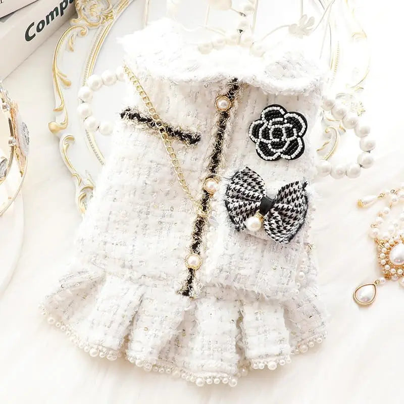 Princess Dog Dress – Lolita Tweed Coat Outfit