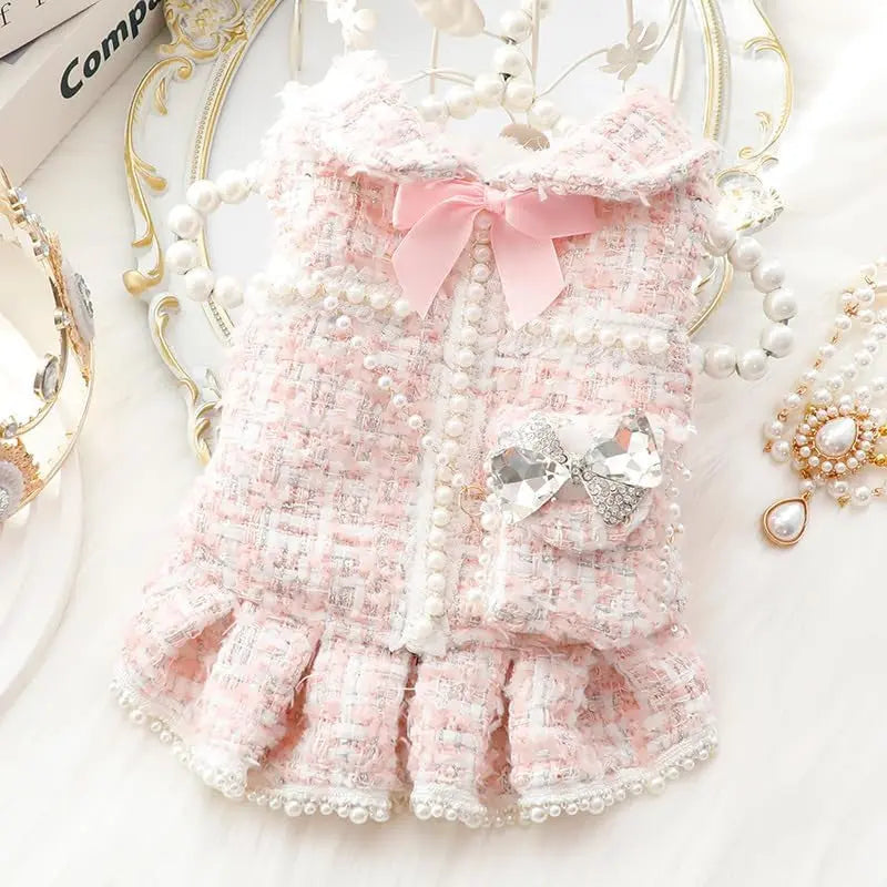 Princess Dog Dress – Lolita Tweed Coat Outfit