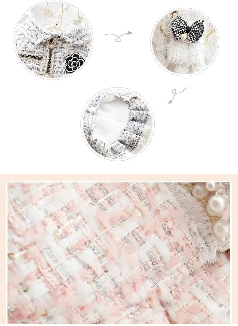 Princess Dog Dress – Lolita Tweed Coat Outfit