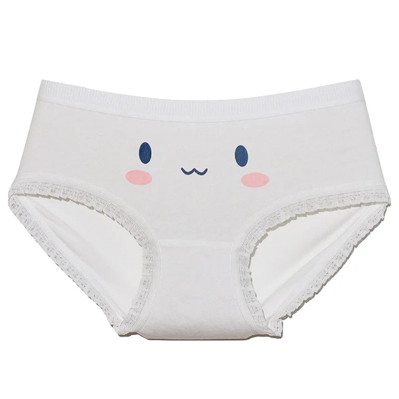 Teenage Triangle Panties Kids Solid White Underwear Pants Pure Cotton Breathable Underpants Child Girls Briefs For 7-16 Years