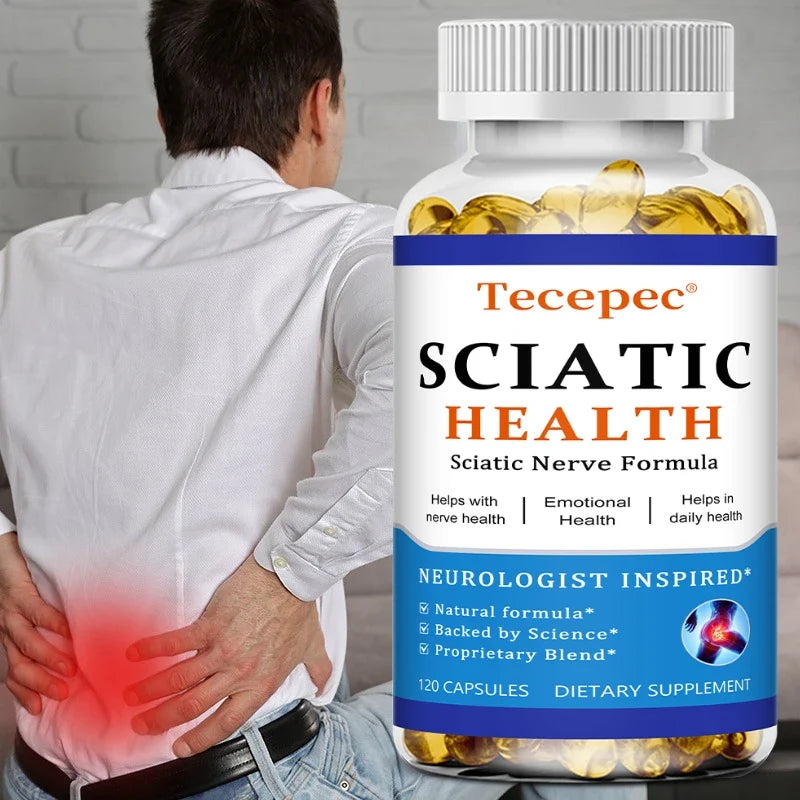 Relieve Sciatica Capsules - Relieve Pain, Improve Flexibility, Support Nerve and Joint Health, Relax Muscles