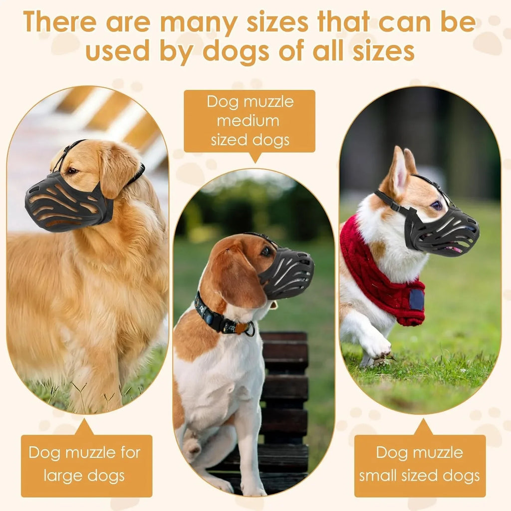 Dog Muzzle | Breathable Anti-Bark & Anti-Bite Dog Muzzle