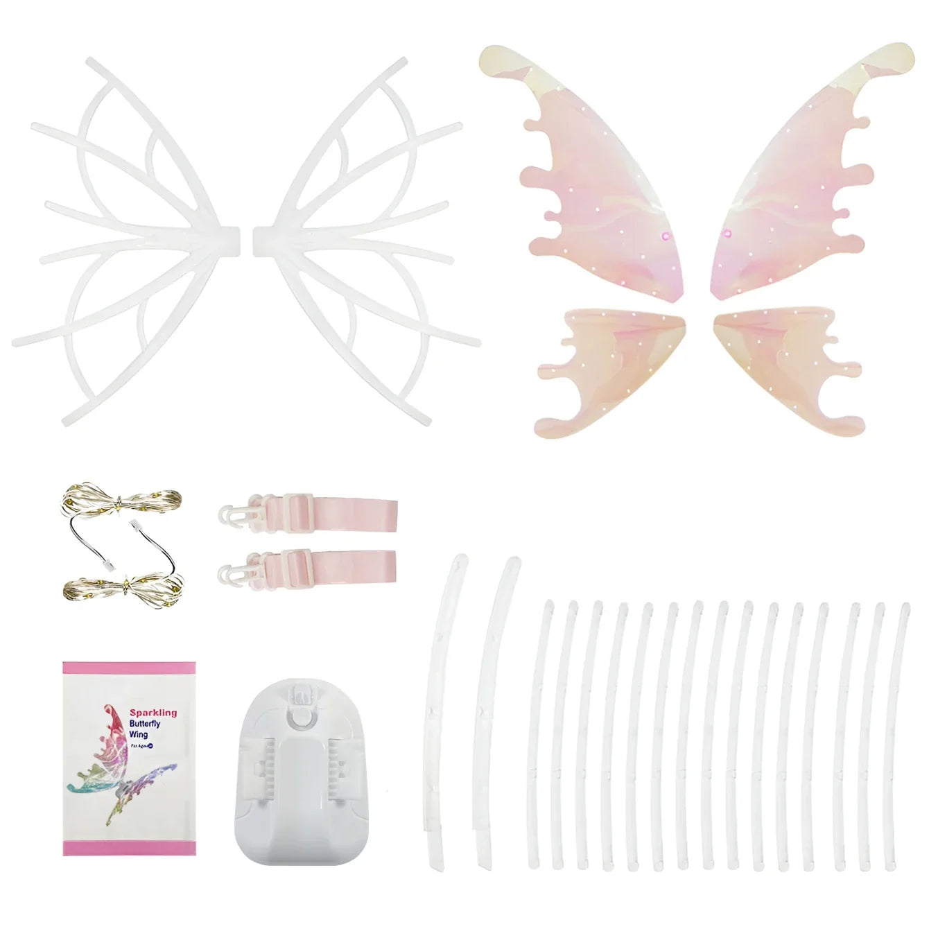 Luminous butterfly electric wings music fairy wings angel props gift