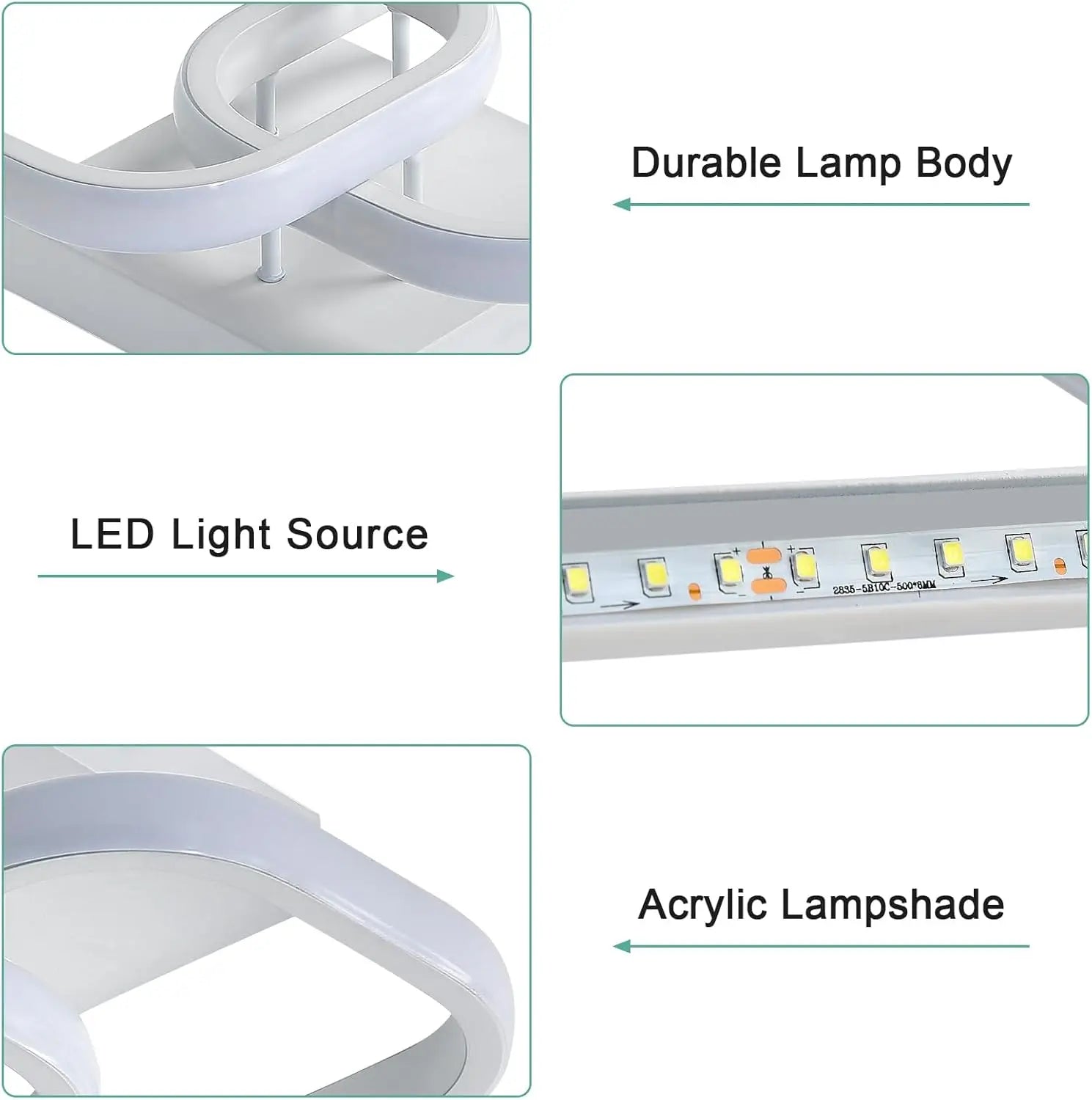 Modern LED Ceiling Lights Square Aisle Lamps Small Corridor Ceiling Fixtures for Hallway Kitchen Bedroom Stair Living Room Study