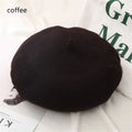 Autumn Winter Felt Beret Hats Women Fashion French Painter Hat Girls Trendy Solid Color Berets Ladies Multicolored Flat Cap