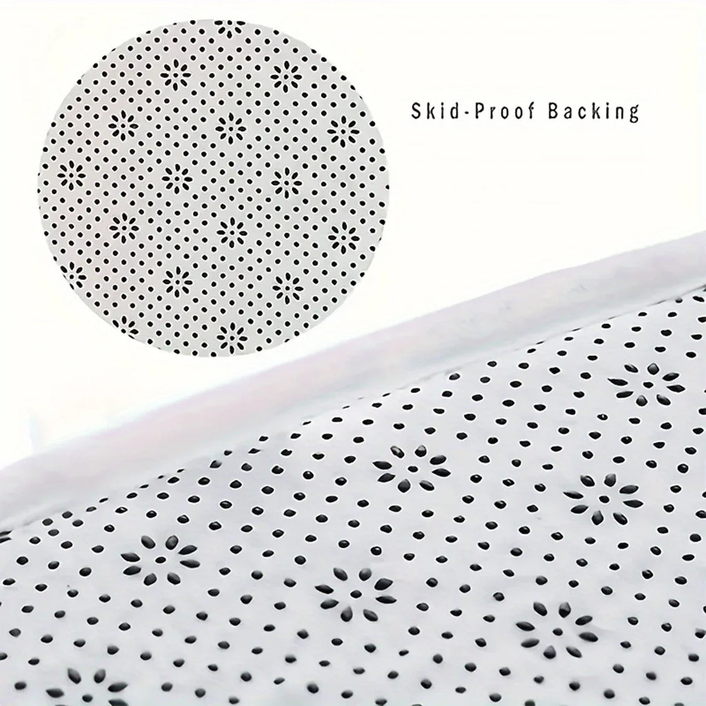 Long Hair Absorbent Bathroom Mat – Soft Furry Non-Slip Shower Floor Rug