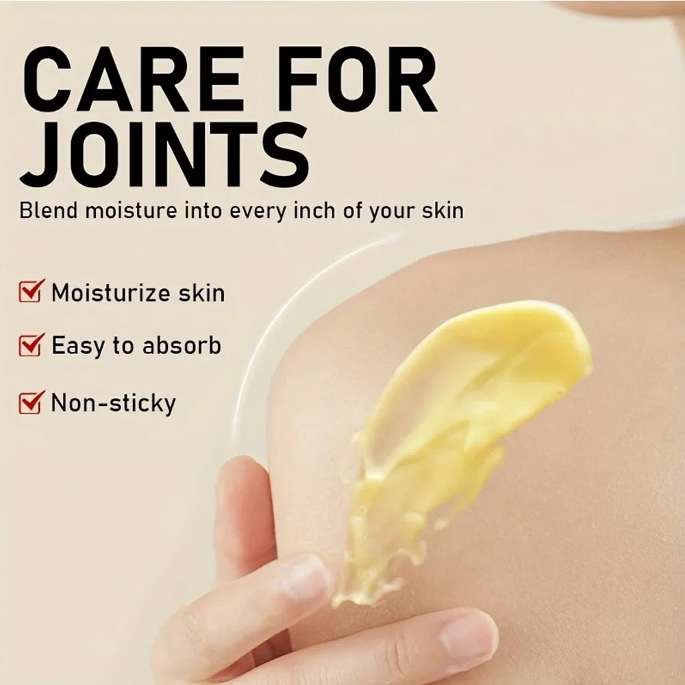 Bee Venom Joint Cream 120g Fast Absorption Non-Sticky Moisturizer for Elbows Shoulders Knees & Back Skin & Joints Care