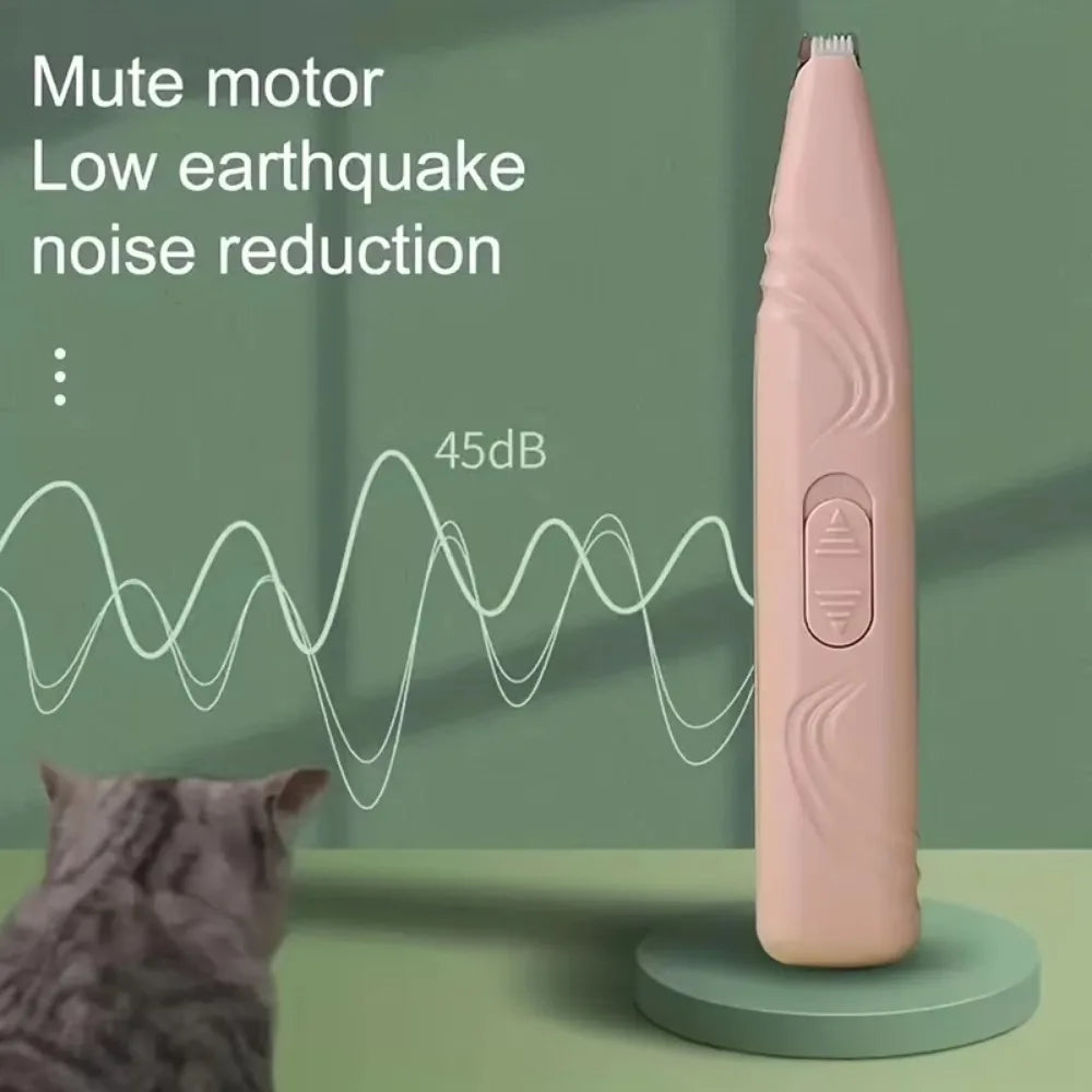 Electric Pet Trimmer for Cats & Dogs – Quiet USB Trimmer | Whisker House