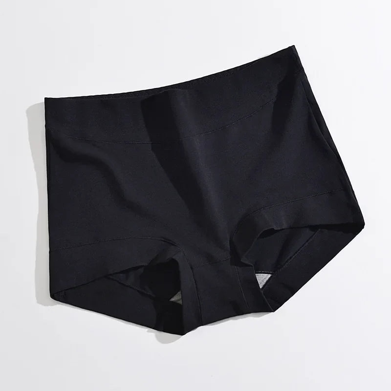 M-4XL Women's Cotton Boxer Panties Graphene Antibacterial Boxer Briefs High Waist Abdominal Boxer Knickers Sexy Safety Shorts